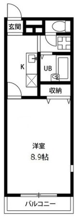 アムール クララの物件間取画像